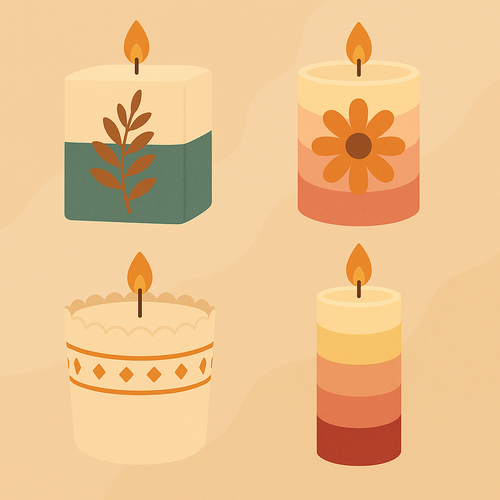 Decorative & Layered Candle Designs